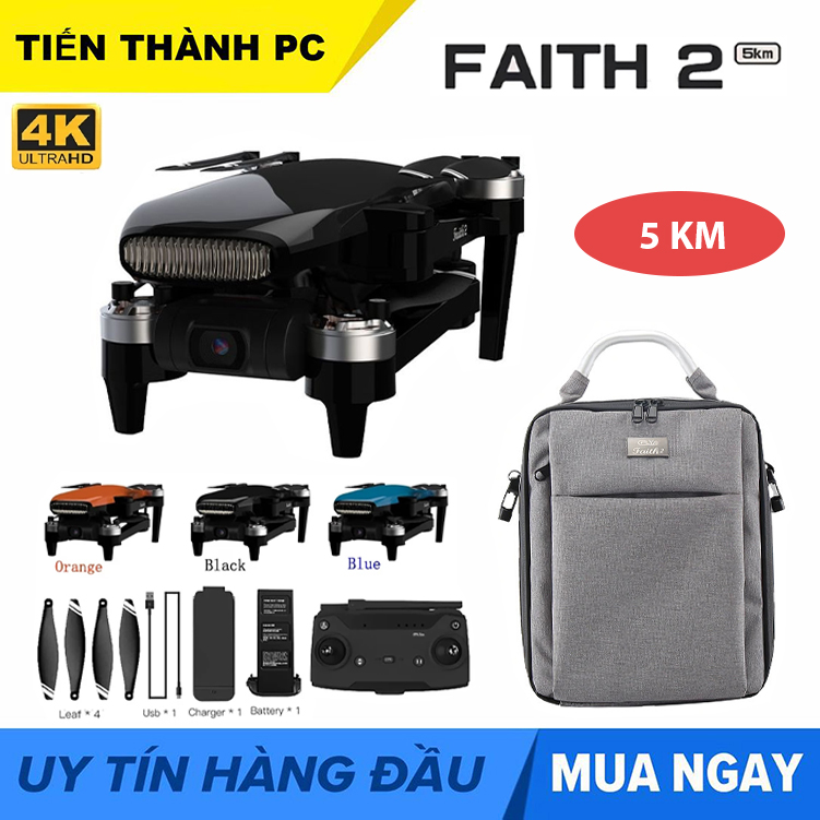 [Trả góp 0%]Flycam C-Fly Faith 2 gimbal 3 trục camera 4K Bay 30-35 phạm vi kiểm soát 5Km