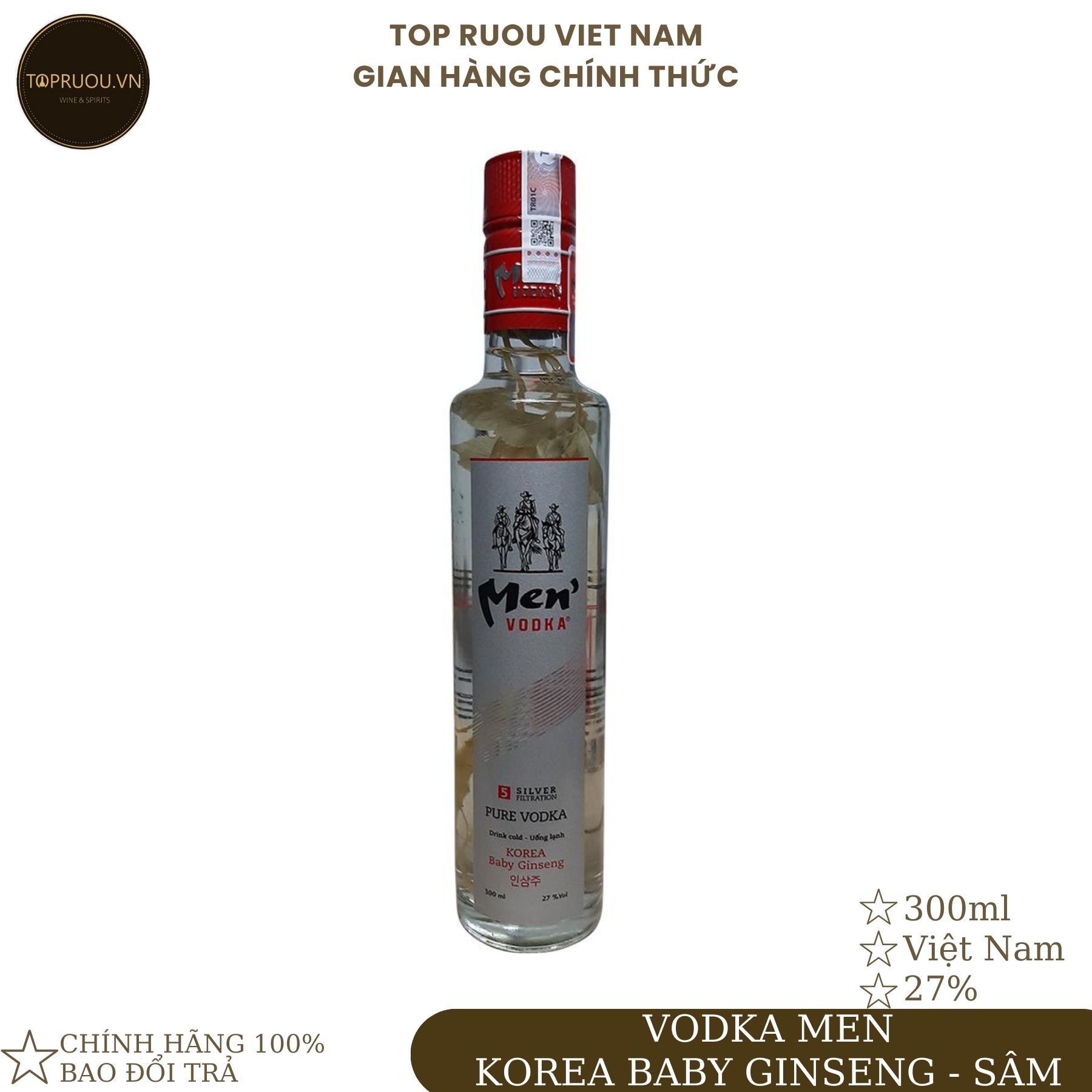 Men 300ml 27% korea baby ginseng - sâm - hàng thật - giao nhanh