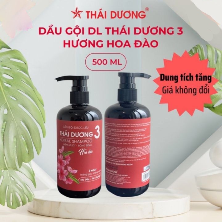 Dầu gội Thái Dương 3 chai 500ml chính hãng