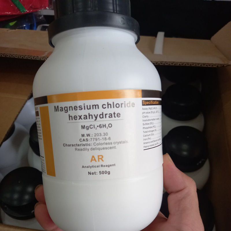 Magie cloride 6 h20, magnesium chloride hexahydrate >98%, mgcl2.6h20 500gam