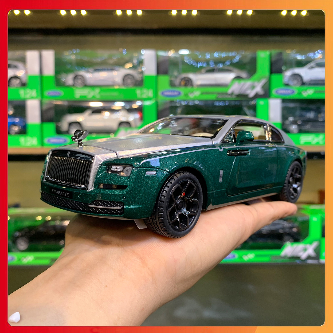 Mô hình xe Rolls Royce Wraith tỉ lệ 1:22 Double Horses