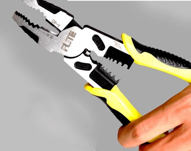 Kìm, Kiềm,Kềm Cộng lực CRV cắt đứt mọi loại kim loại nhật bản 5 in 1- FUTE Nhật Bản - Kềm Cắt Sắt Cộng Lực 8inch