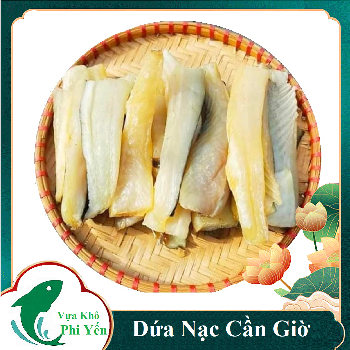 Khô cá dứa nạc khúc -loại cá khô hẳn có thể mang đi xa- vựa khô phi yến