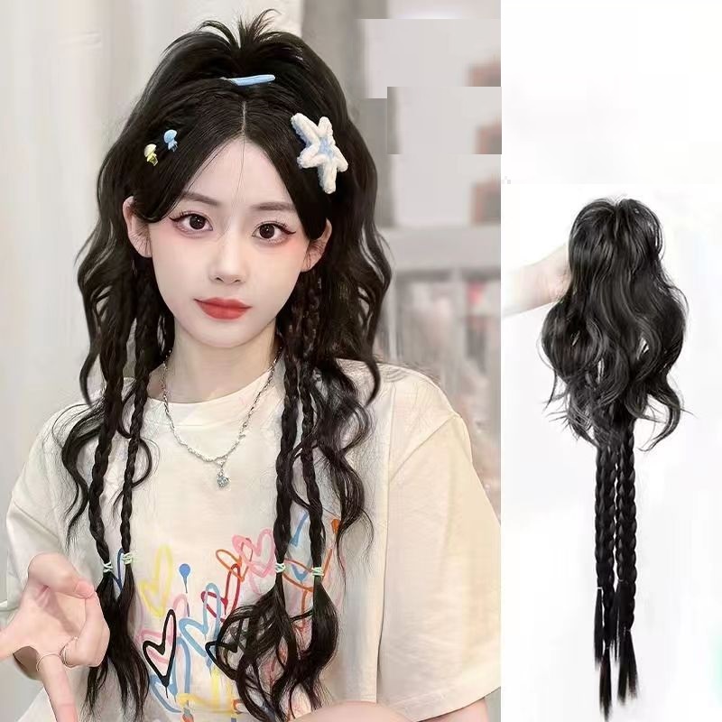Búi tết tóc giả BT09 ❤️FREESHIP❤️ búi ngoạm tóc tết, búi tóc giả nữ, búi cải trang, búi tóc giả, tóc giả tết bính