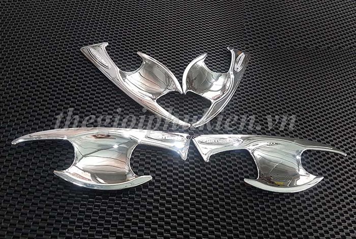 Ốp hõm cửa, tay nắm cửa xe Toyota Fotuner mạ Crom