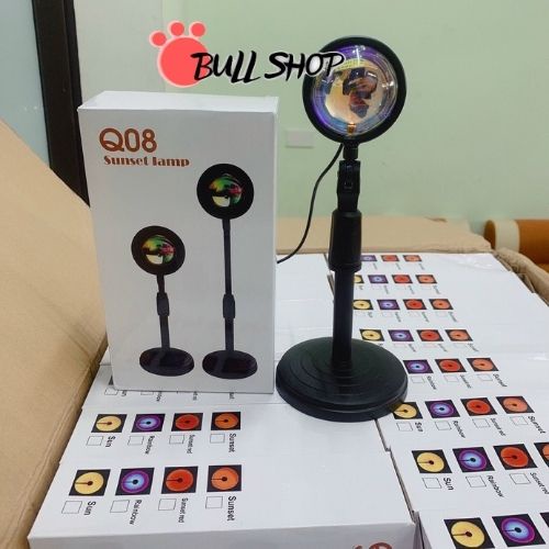 Đèn hoàng hôn 𝗦𝗜𝗘̂𝗨 𝗛𝗢́𝗧 𝗧𝗜𝗞𝗧𝗢𝗞 có mika chuyển đổi 4 màu,đèn led trang trí chụp ảnh quay video livestream rất đẹp