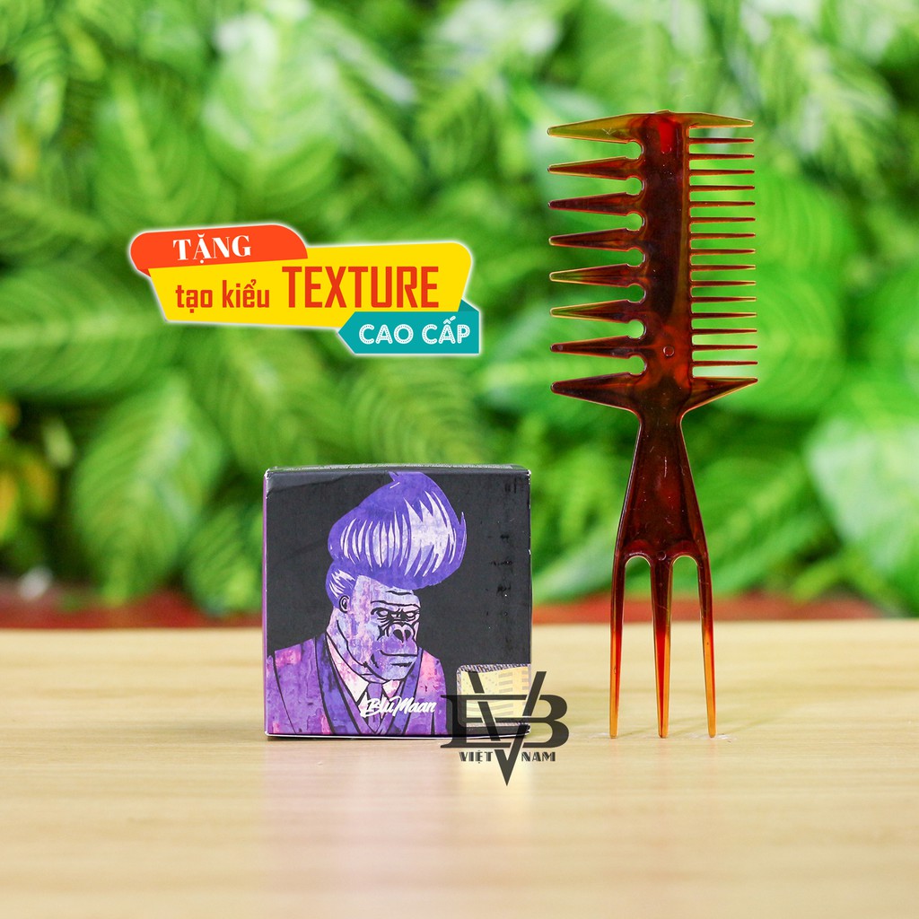 Pomade vuốt tóc blumaan fifth sample styling mask | blumaan khỉ đột 110g chất lượng usa + tặng lược texture cao cấp