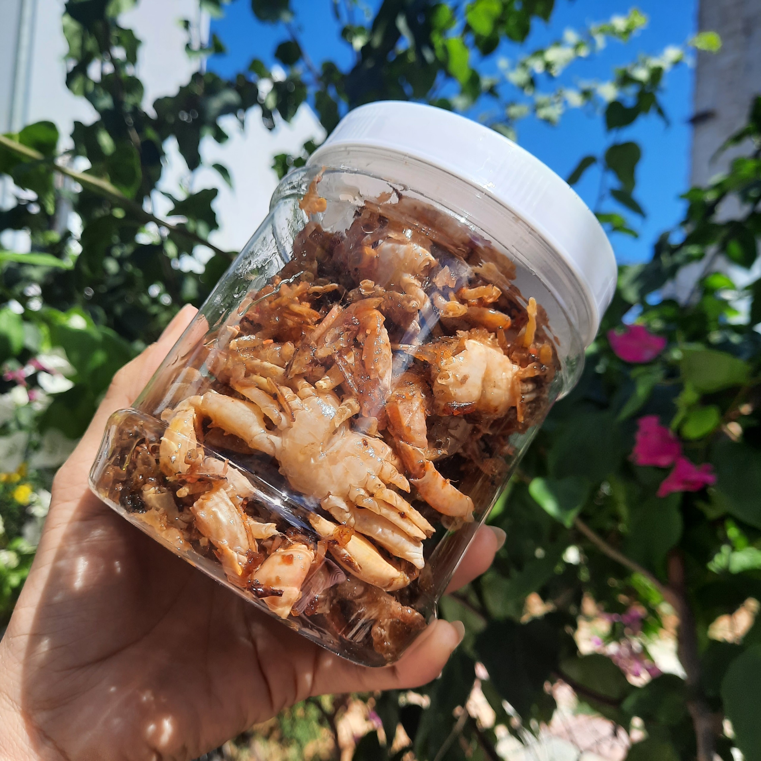 2 hũ ghẹ sữa ram me ngọt