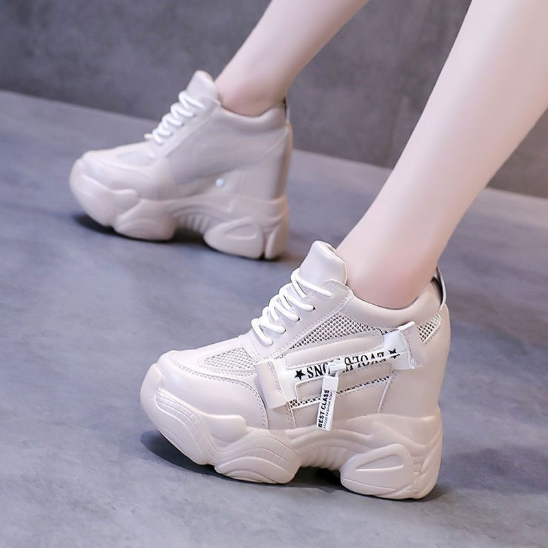 Giày thể thao sneaker nữ độn đế 11cm siêu nhẹ PS636 thoáng khí Giày nữ hè thời trang