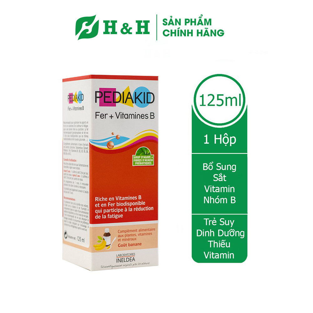 Pediakid fer +vitamin b - bổ sung sắt và các vitamin nhóm b cho trẻ em