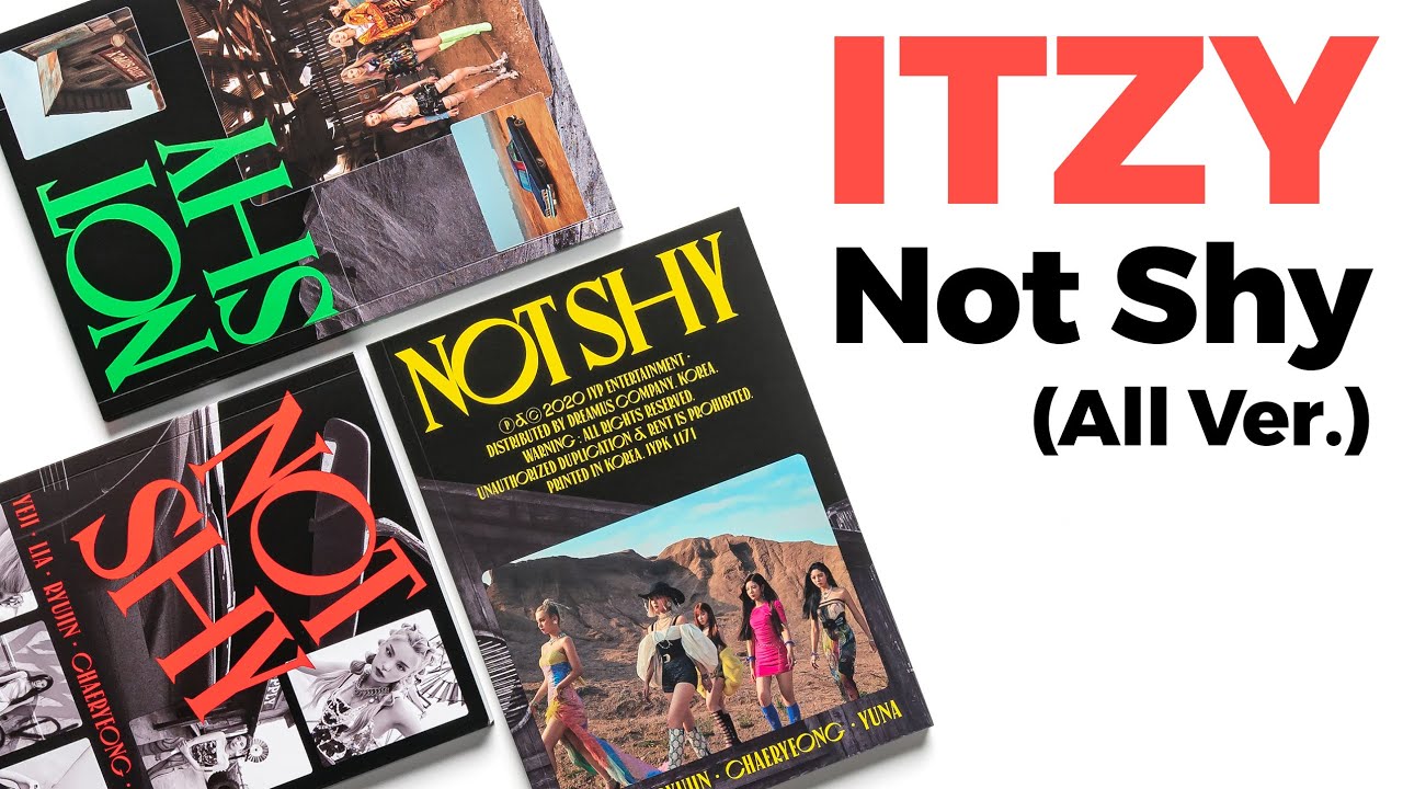 Album itzy - not shy cửa hàng kpop