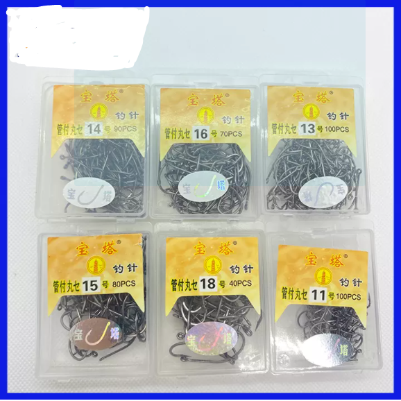 Lưỡi Câu Cá Tháp Vàng Nguyên Hộp 100 Lưỡi, lưỡi câu cá tra, lưỡi câu cá rô phi, lóc, ...vv