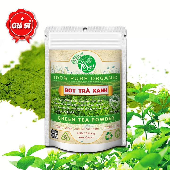 Bột Trà Xanh OYE - Trắng Da Giảm Mụn Thâm Nám