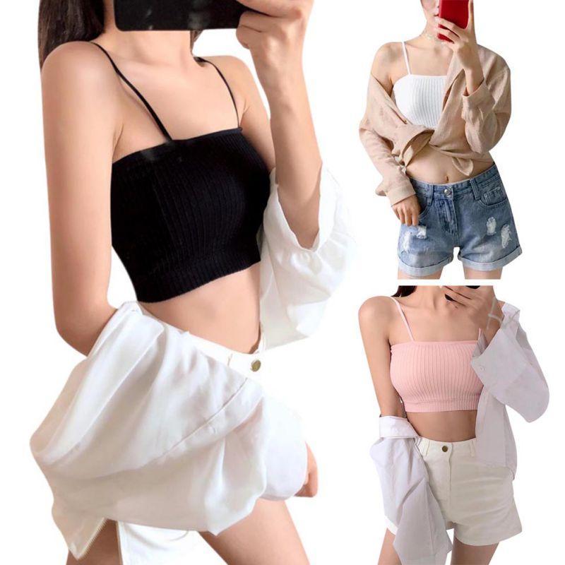 [HCM]Áo Bra Quây Gân Tăm Co Giãn 4 Chiều Có Đệm Ngực Cotton [ảnh thật 100/100]