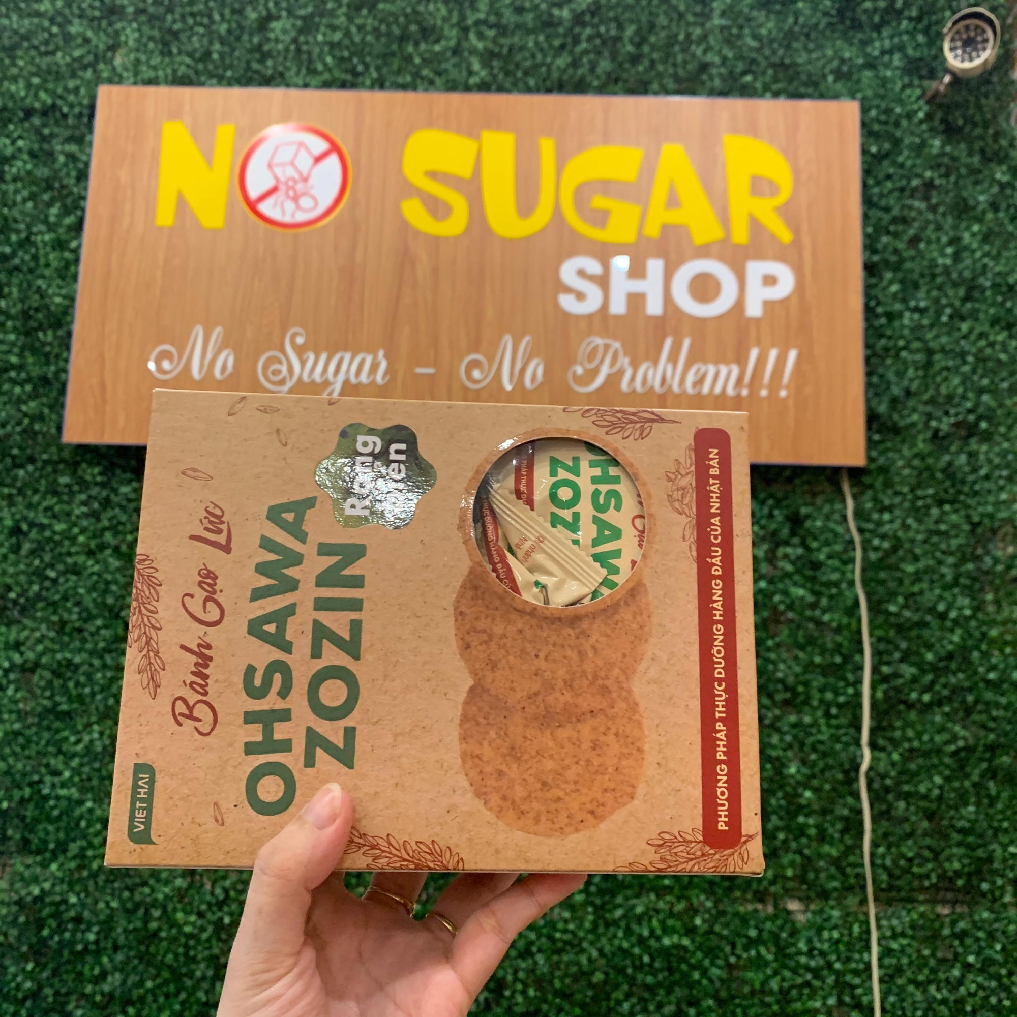 Bánh gạo lứt Zozin rong biển