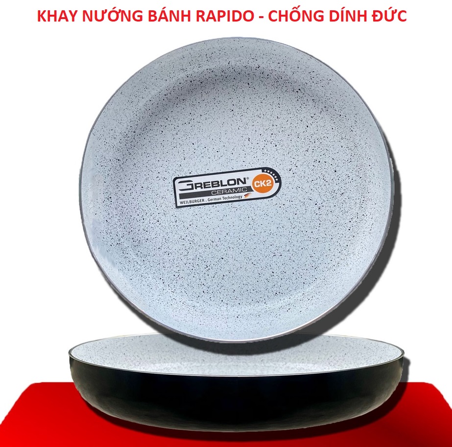 Khay nướng cho nồi chiên không dầu 20cm, chống dính rapido