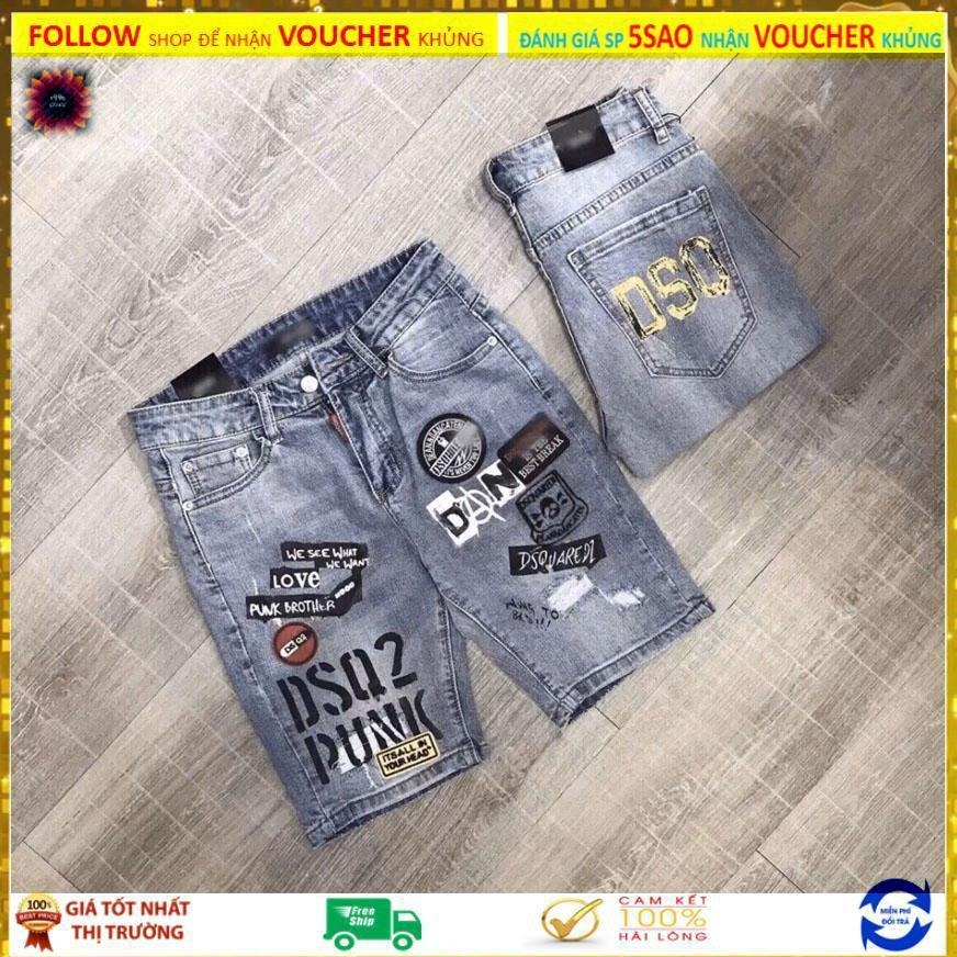 [HCM]Quần Short Jean Nam Đẹp  Chất Bò Co Giãn Cao Cấp Quần Ngố rách  Mẫu Mới Phong Cách Hàn Quốc 1990store QN35