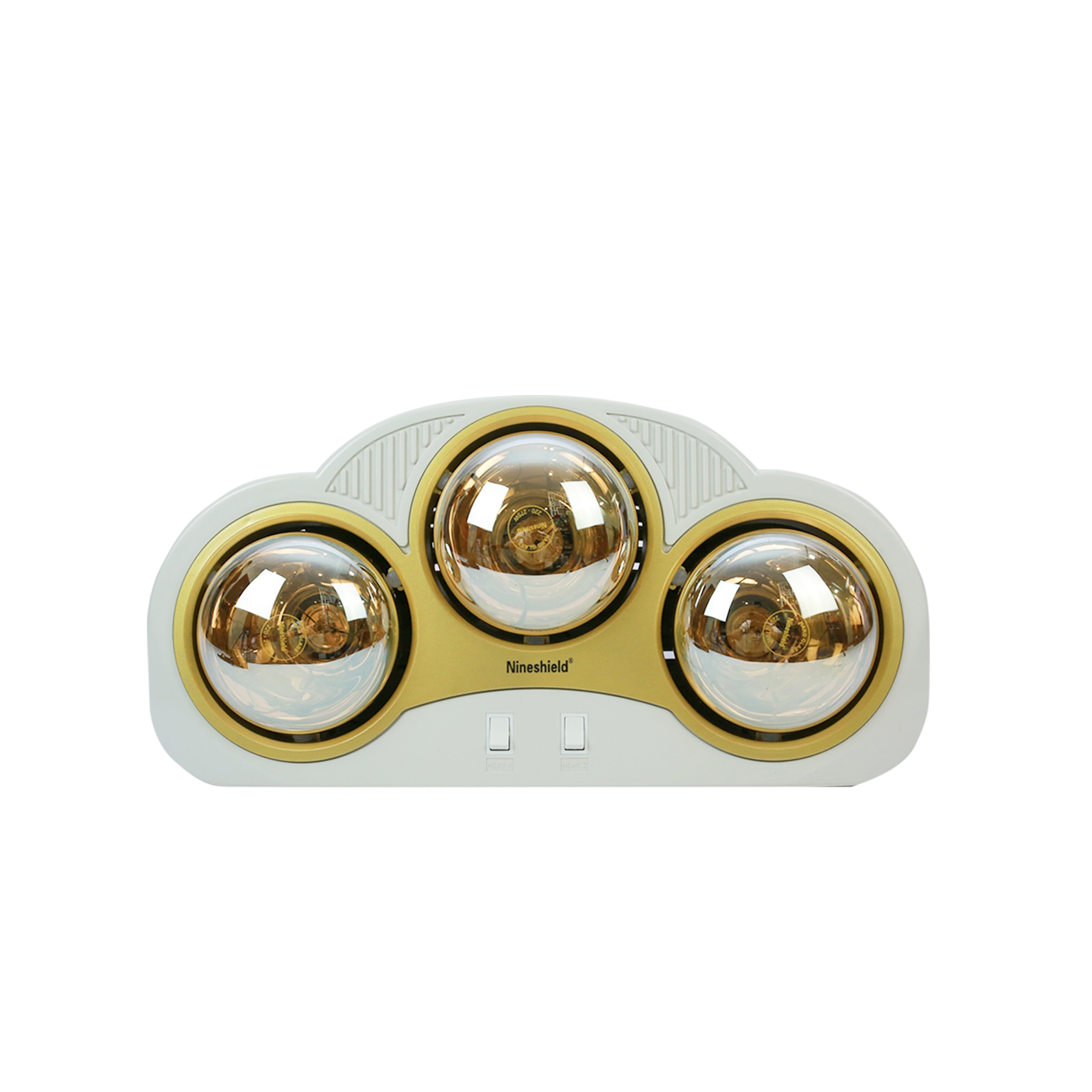 Đèn sưởi nhà tắm treo tường 3 bóng Nineshield chính hãng