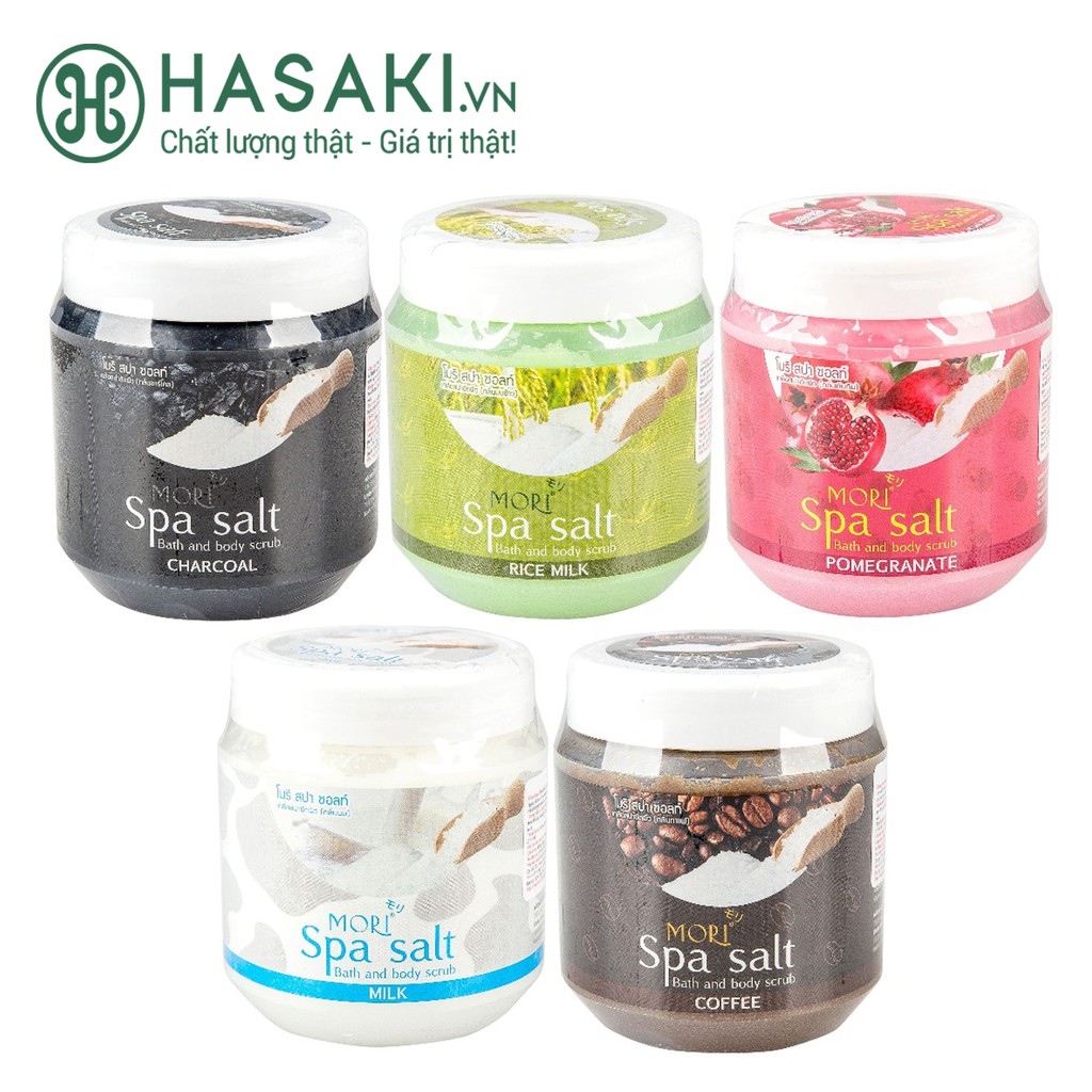 【HOT SALE】 Muối Tắm Tẩy Tế Bào Chết Mori Spa Salt Bath   Body Scrub 700g