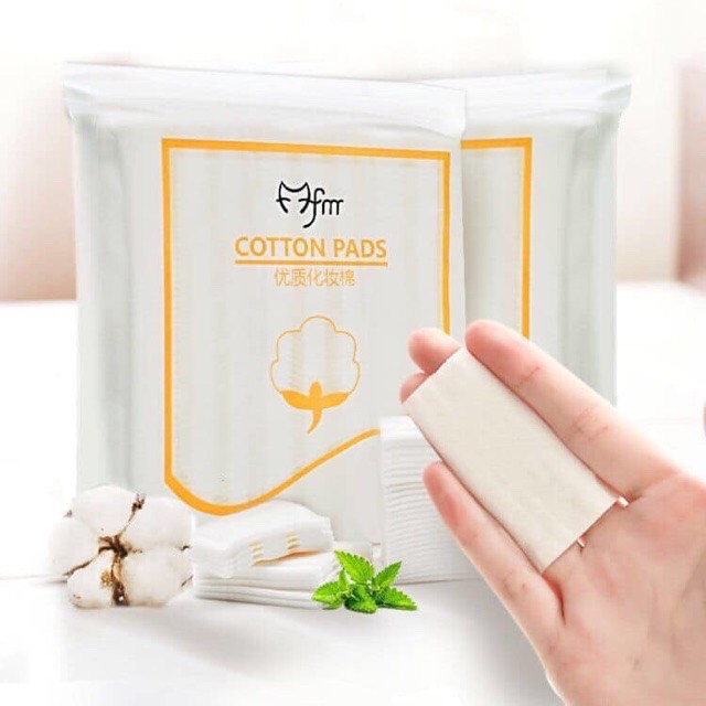 Bông tẩy trang túi 222 miếng vải cotton 3 lớp hàng quảng châu