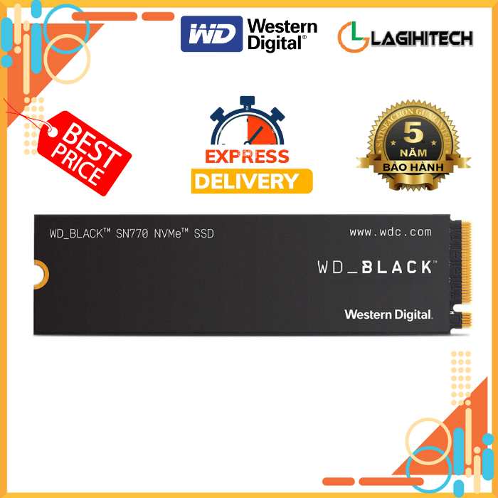 *LAGIHITECH* Ổ Cứng SSD Western Digital Black SN750 SE và SN770 NVME M.2 2280 - Chính hãng WD