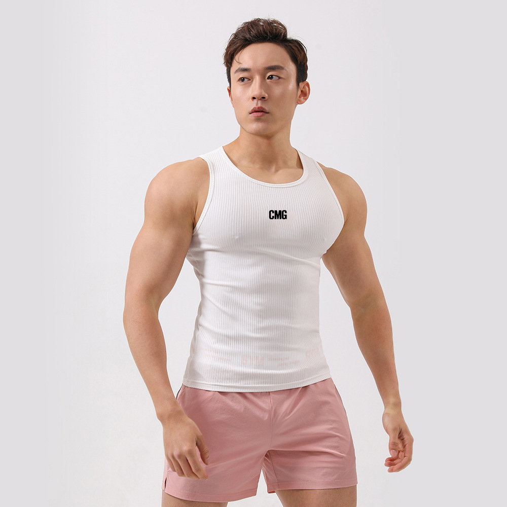 Áo ba lỗ nam chất liệu cotton thun gân cực mát lạnh mặc tập gym, thể thao, mặc ở nhà phê hết nấc - 2