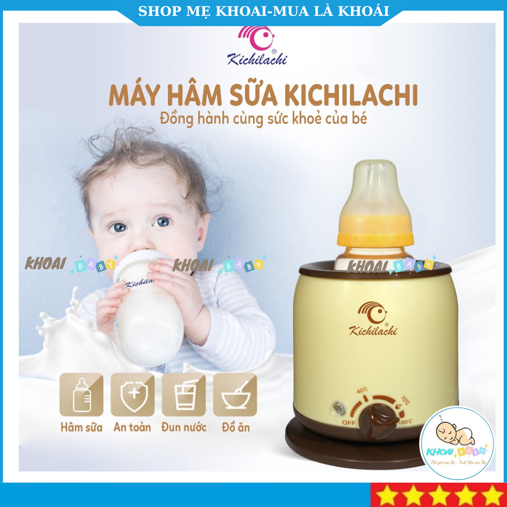 Máy hâm sữa, ủ sữa đơn cho bé kichilachi - fatz - moaz bebe 4 chức năng hâm sữa, ủ sữa, hâm thức ăn và tiệt trùng-khoaibabyvn