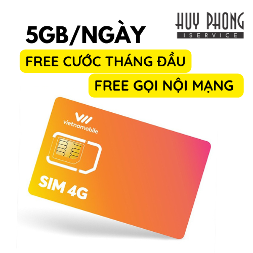 Sim số Vietnamobile  5G ngày-60K tháng miễn phí Gọi nội mạng