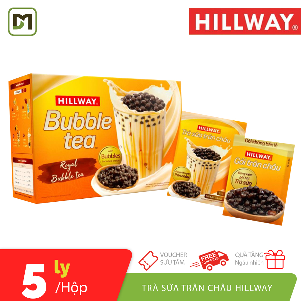 Trà sữa chân trâu Hillway hương truyền thống 5Ly x230g