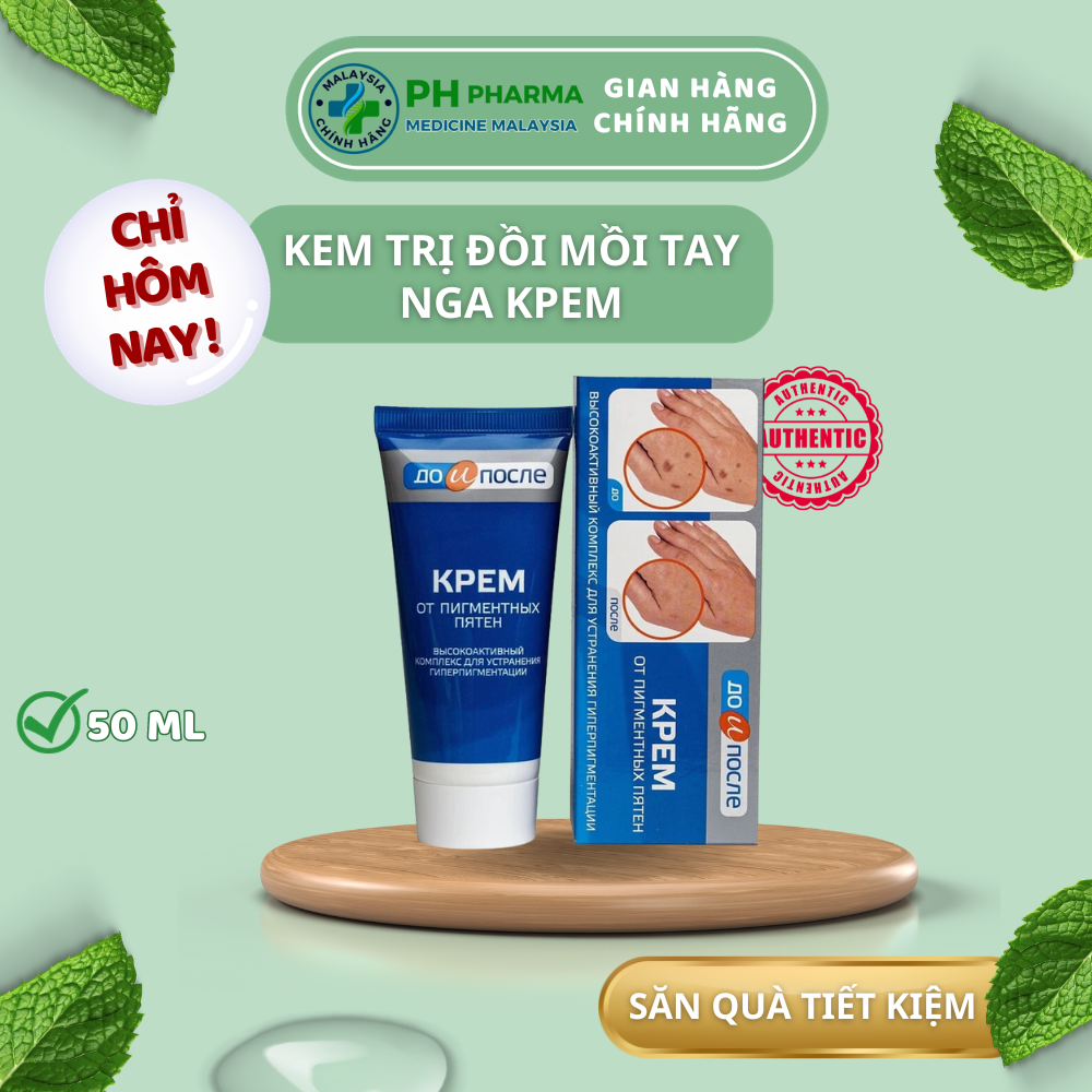 Kem đồi mồi tay chân kpem nga - 50ml chính hãng phục hồi làn da