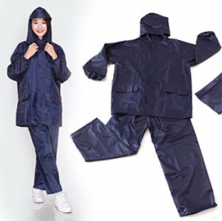[HCM]ÁO MƯA BỘ VẢI NHỰA ( SIZE XL )
