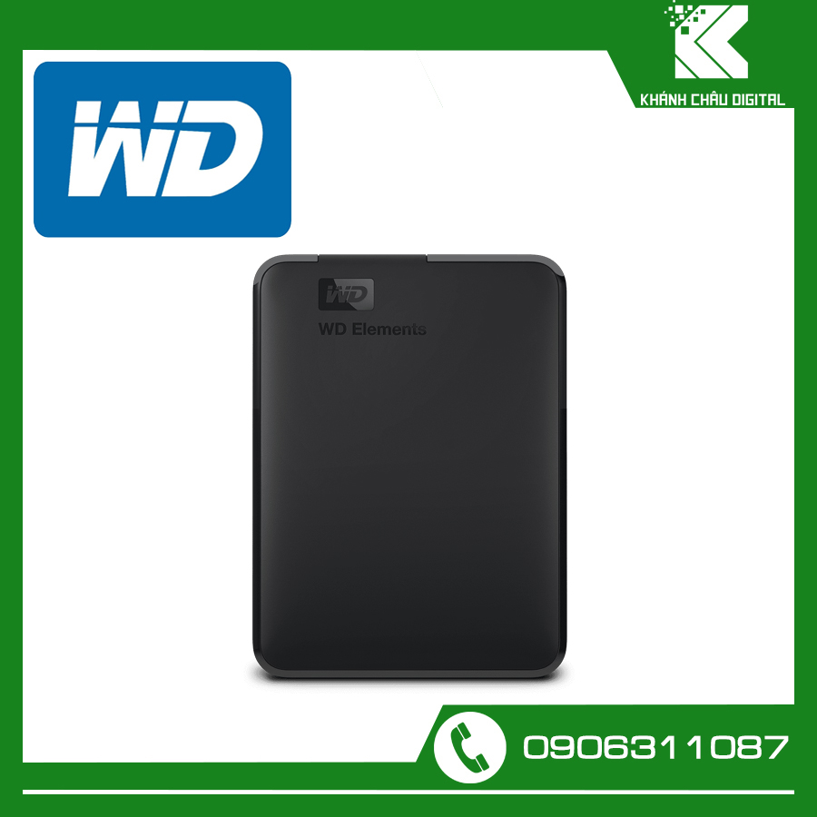 Ổ cứng di động hdd wd elements portable 5tb - wdbu6y0050bbk