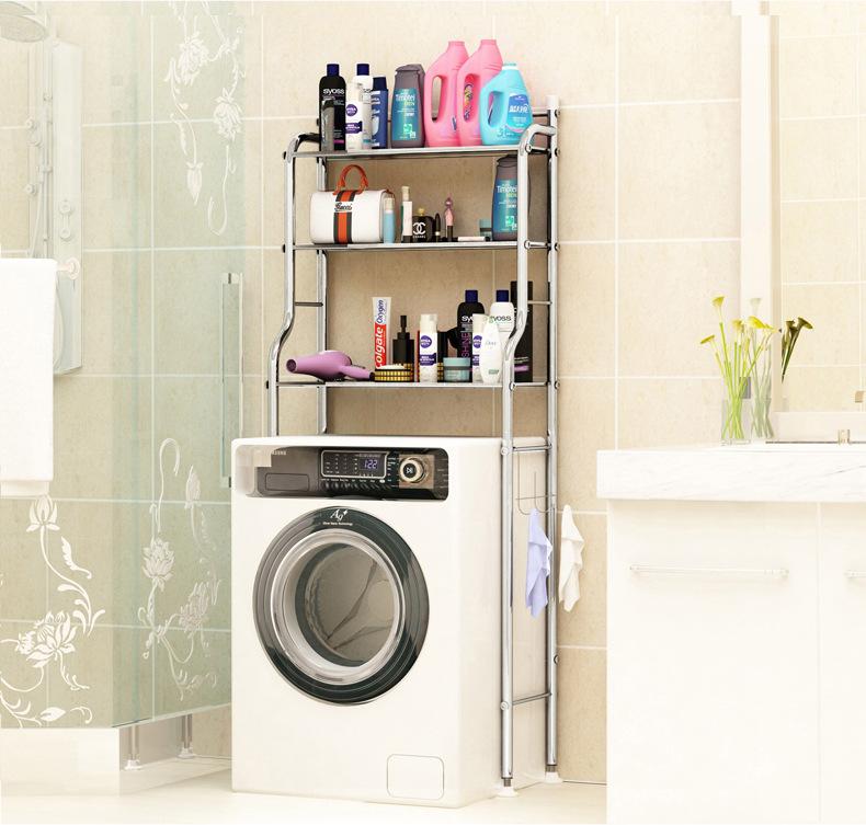 Kệ tiện lợi inox để máy giặt 2 tầng