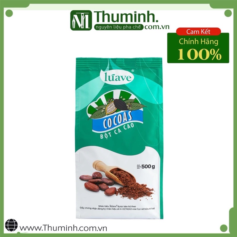 Bột cacao luave nguyên chất gói 500gr