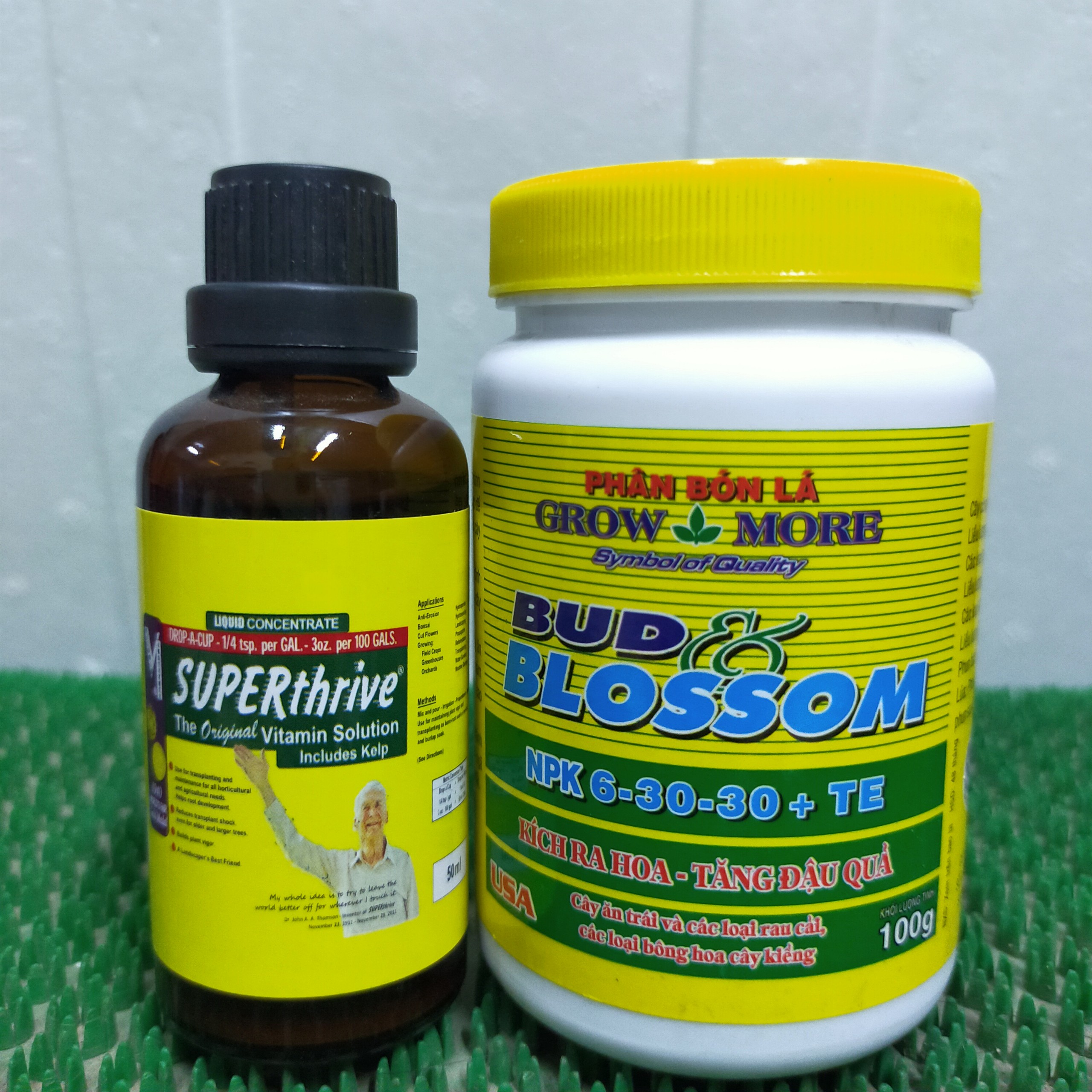 Bộ đôi MỸ : kích thích tăng trưởng và ra hoa cực mạnh super thrive & NPK 6-30-30