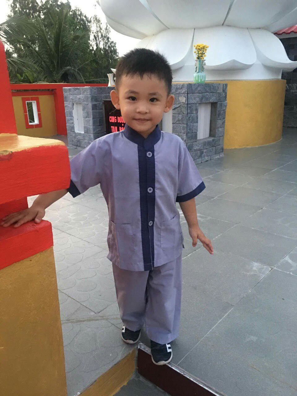 [HCM]Đồ lam đi chùa bé trai