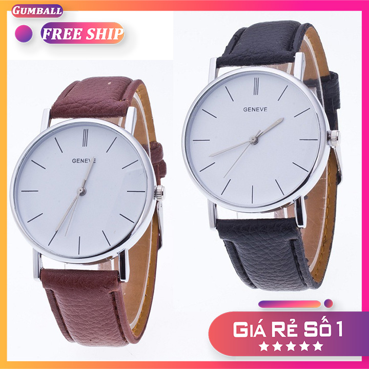 Đồng hồ nữ - Đồng hồ nữ dây da, đơn giản, sang trọng