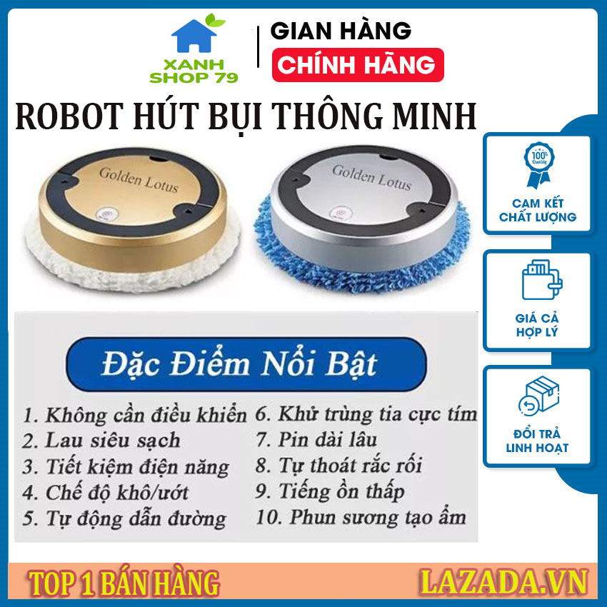 Robot hút bụi tự động, robot lau nhà thông minh Jallen Gabor A8 có chức năng phun sương tạo ẩm, khử khuẩn bằng tia UV, cảm biến tránh né vật cản - máy hút bụi từ động thông minh, máy lau nhà, rô bốt hút bụi