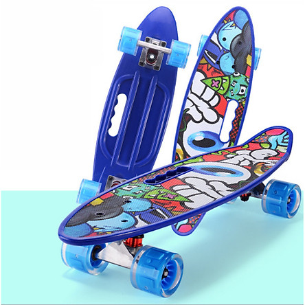 [HCM]Ván Trượt Penny Archives  Ván Trượt Skateboard Penny - Có Tay Cầm - Trục Kim Loại To - Bánh Cao Su Có Đèn Led (Kích Thước 56 x 10 x 13 cm)