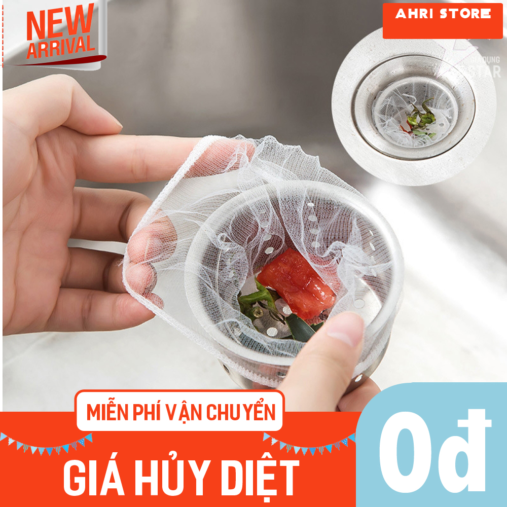 Bộ 30 túi lưới ngăn và lọc rác bồ rửa chén, lay bô, chống tắc nghẽn, đồ gia dụng siêu tiện lợi 25.TDR