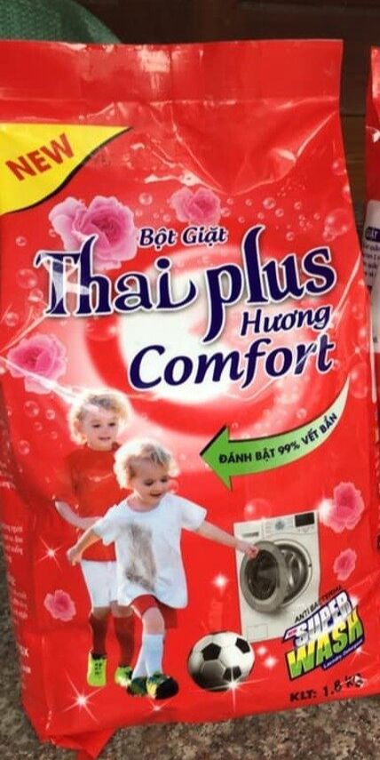 Bột giặt thái plus 1.8 kg - 3kg - siêu sạch tiết kiệm