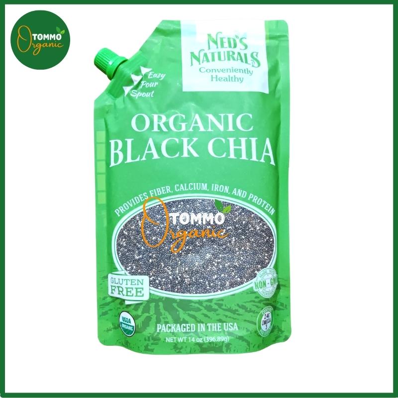 Hạt chia hữu cơ ned's naturals organic black chia 396,89g mỹ