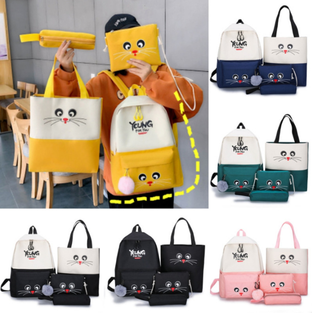 SET 4 MÓN BALO TẶNG KÈM TÚI TOTE VÀ BÓP VÍ HỌC SINH