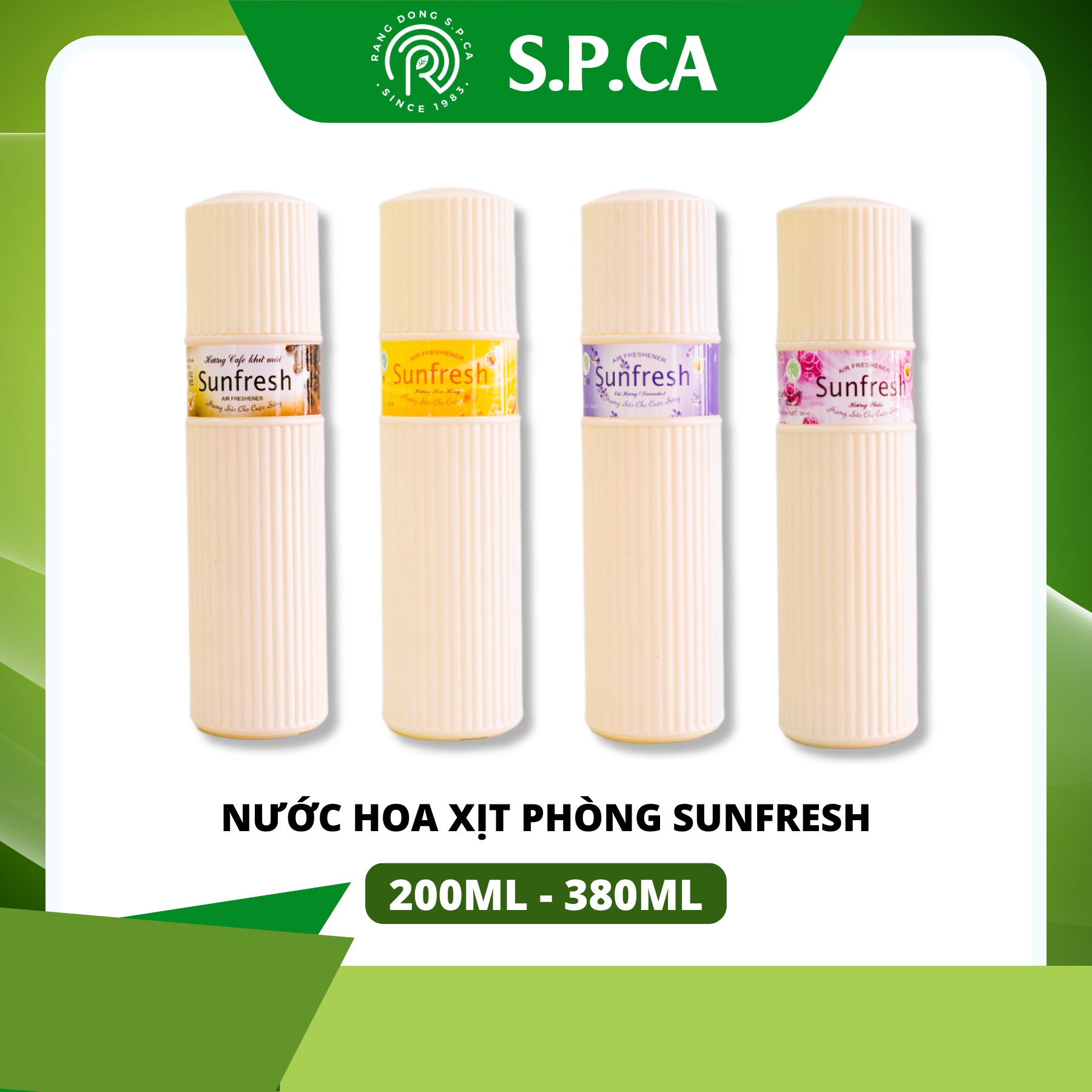 Nước hoa xịt phòng 200ml - 380ml thơm lâu, mùi hương dễ chịu lưu hương đến 6h - SPCa000014