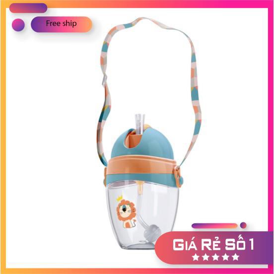 Bình tập uống nước có quai cho bé, chống rơi, chống nghẹt thở khi bé tập uống -gold baby sq