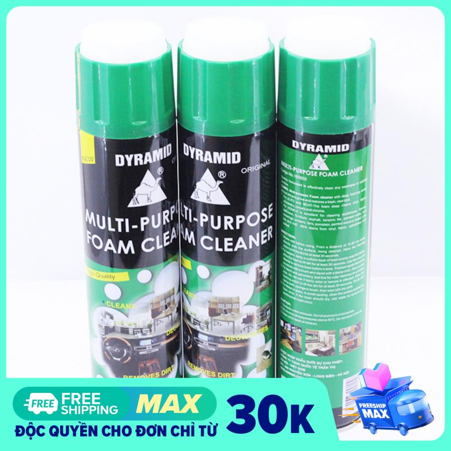Chai Xịt Bọt Vệ Sinh Ghế Da Ô Tô (Màu Xanh)