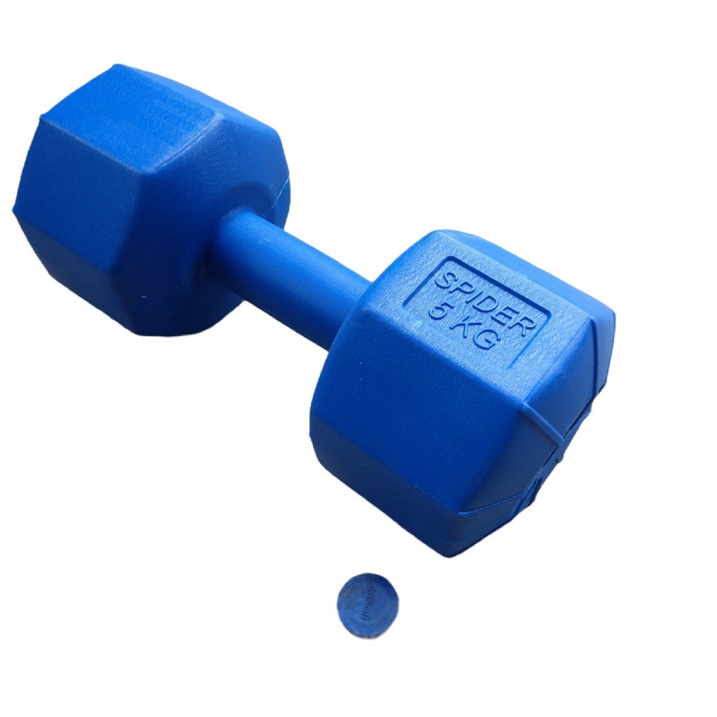 VỎ TẠ TAY NHỰA BÁT GIÁC 5KG (CHƯA NHỒI)