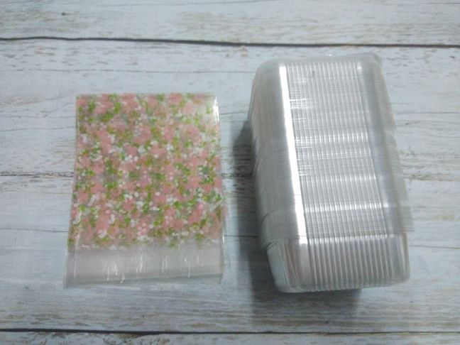 100 túi dán trung thu 125-150 gram hình hoa hồng nhí