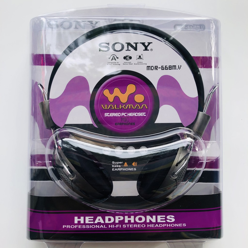 Tai nghe chụp tai có míc Sony MDR-668 Headphone