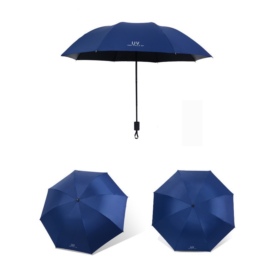Ô Che Mưa - Dù Che Mưa Che Nắng 8 Nan Gấp Gọn Cỡ Lớn Chống Tia UV gấp gọn 10 NAN